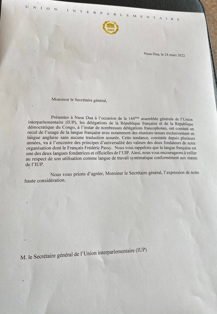 Union Interparlementaire 