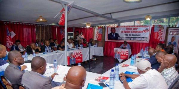 Les membres de l'UNC à Kinshasa 