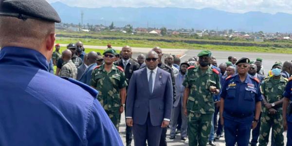 Les membres du gouvernement Sama Lukonde en visite à l'Est du pays 