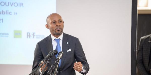 Le ministre de la Communication et Médias Patrick Muyaya