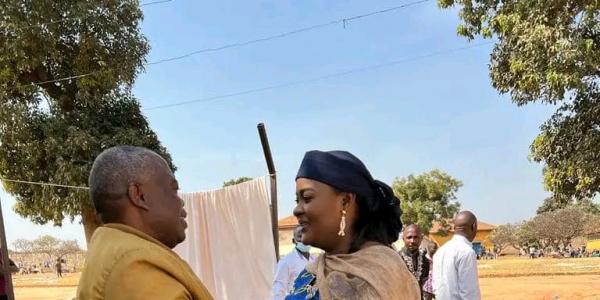 Francine Muyumba a réconforté Ngoy Mulunda en prison