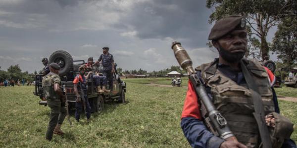 Militaires congolais à l'Est de la RDC 
