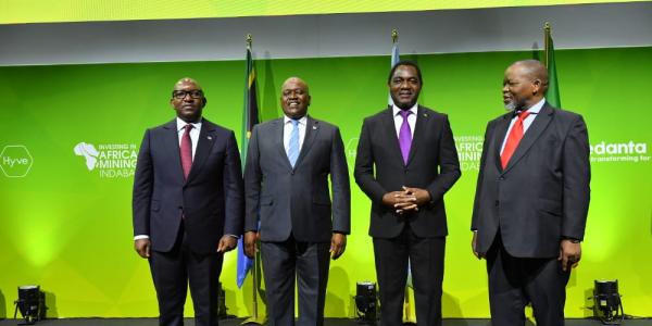 Le Président ministre Sama Lukonde au forum Mining Indaba en Afrique du Sud 