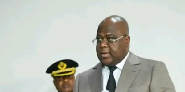 Le Président de la République Félix Tshisekedi lors du lancement de l'opération Kin-bopeto à Kinshasa 