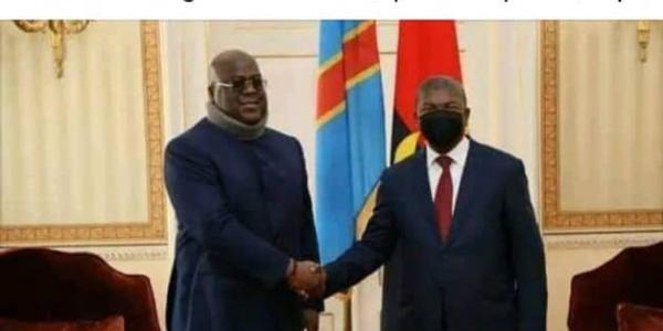 La situation sécuritaire de la RDC au centre des échanges entre Félix Tshisekedi et Joao Lorenco à Luanda