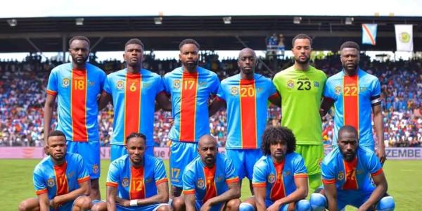 Les Léopards au stade de Mazembe à Lubumbashi