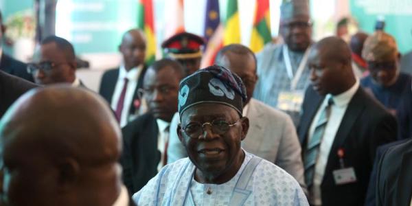 Le président Nigérian Bola Tinubu