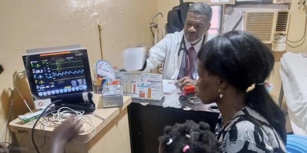 L'image du lancement de la campagne des consultations médicales gratuites à l'hôpital Ilunga Kabuyi à Kitambo.