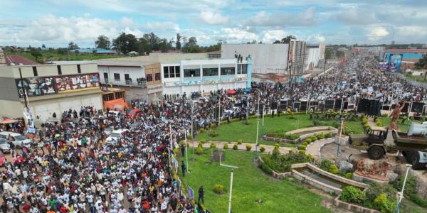 Moïse Katumbi dans les rues de Kolwezi 