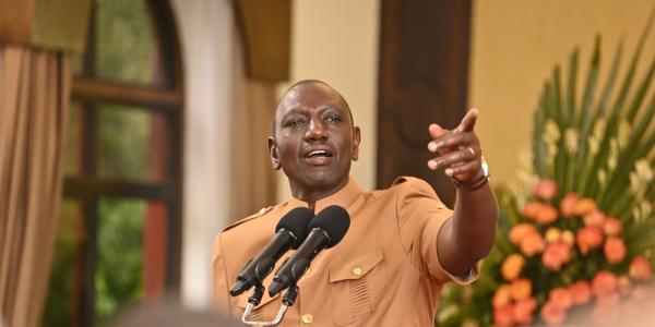 Le Président kényan William Ruto 