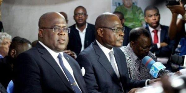 Félix Tshisekedi et Martin Fayulu alors à l'opposition 