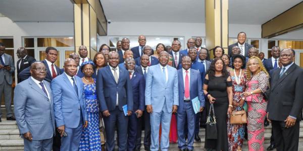 Les ambassadeurs chez Tshisekedi 