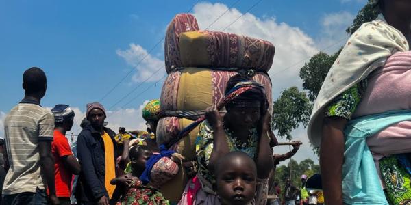 Les déplacés de guerre. Photo prise par Justin Kibumba 
