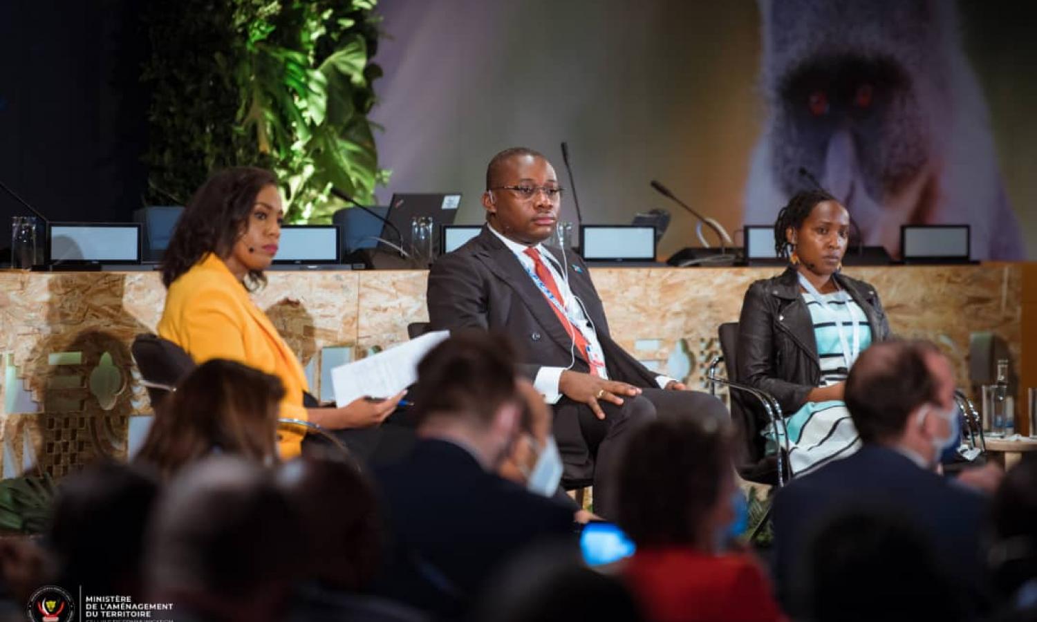 Le ministre congolais de l'Aménagement du territoire, Guy Loando Moyo,