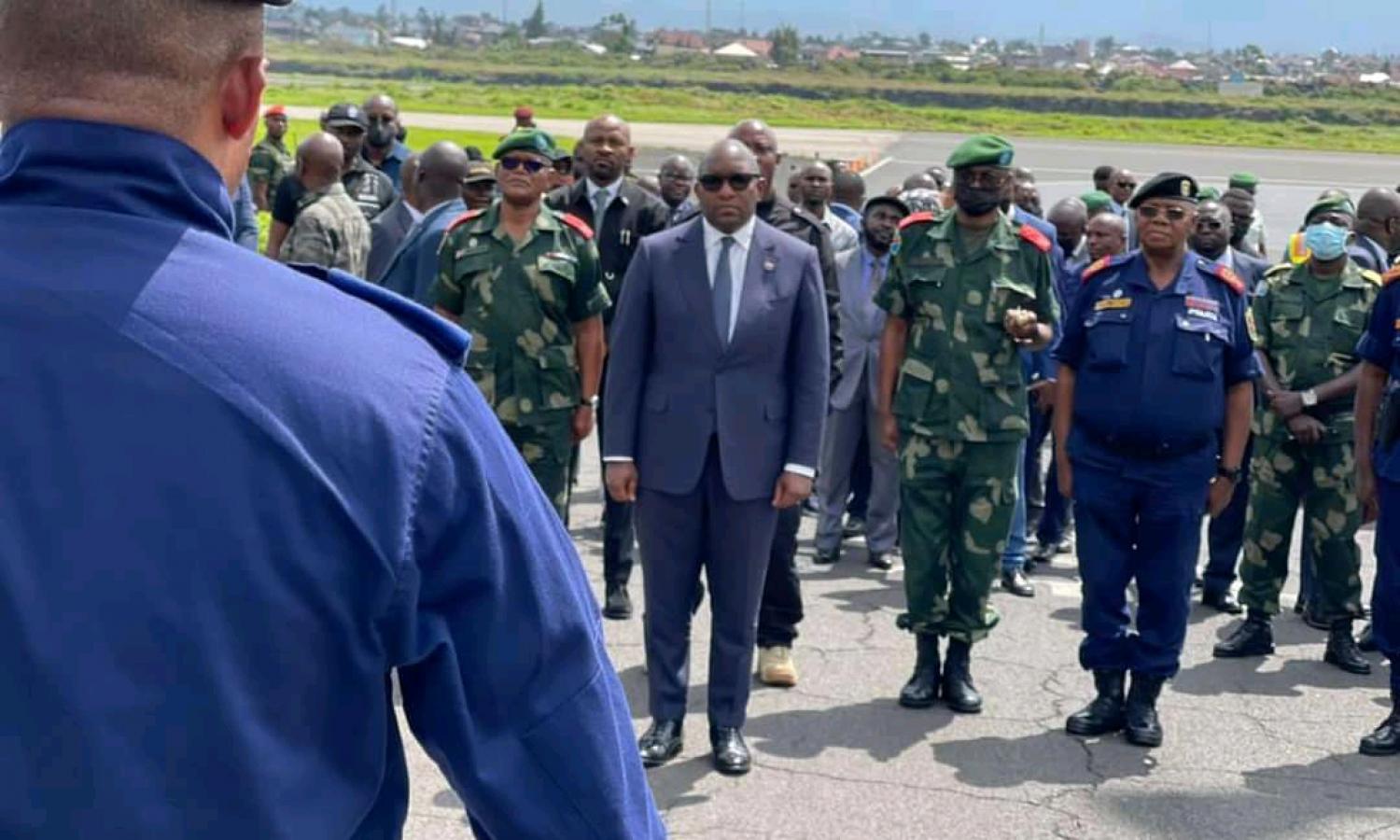 Les membres du gouvernement Sama Lukonde en visite à l'Est du pays 