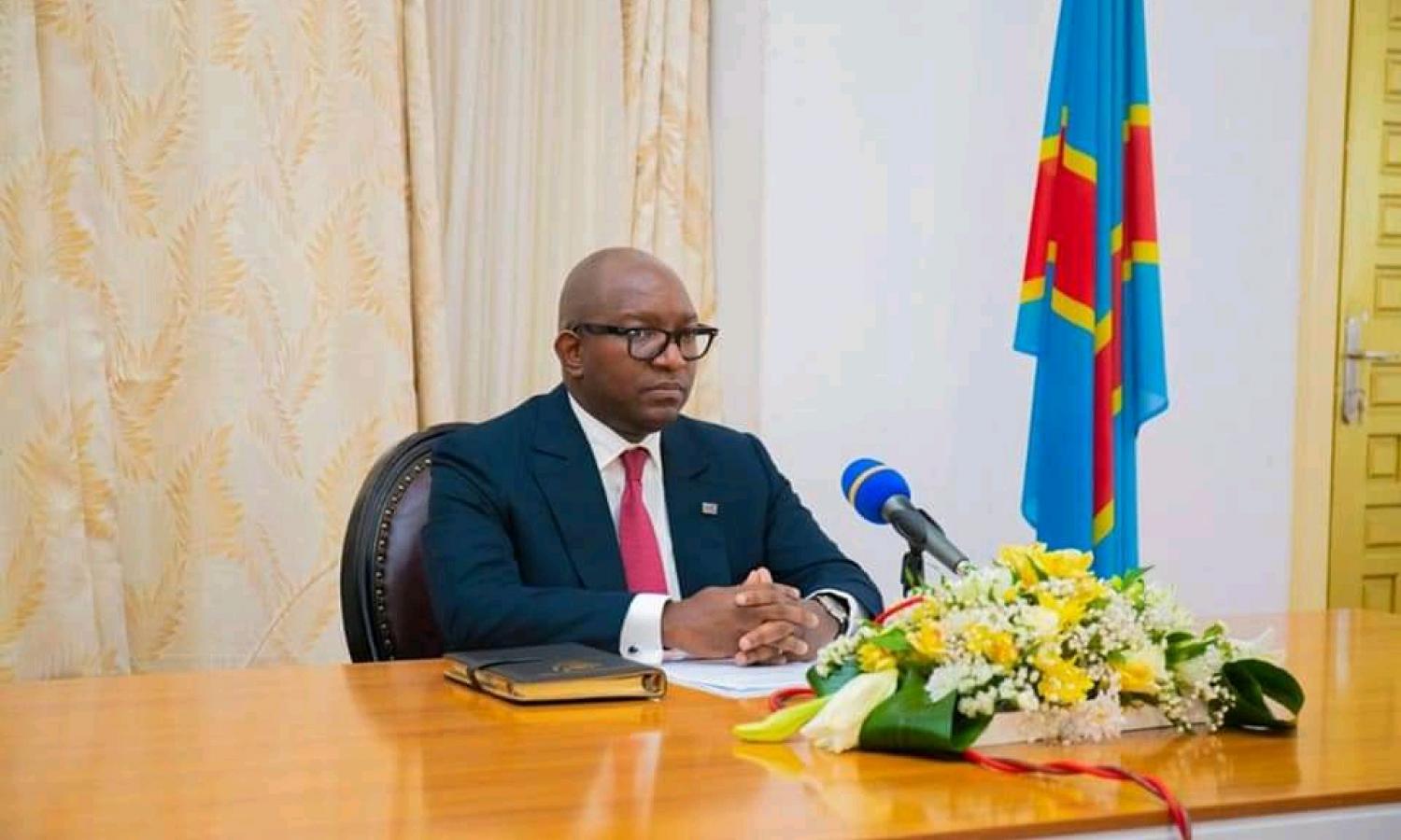 Le Premier ministre Sama Lukonde lors du dernier jour de la réconciliation des communautés Kasaïennes et Katangaises à Lubumbashi 