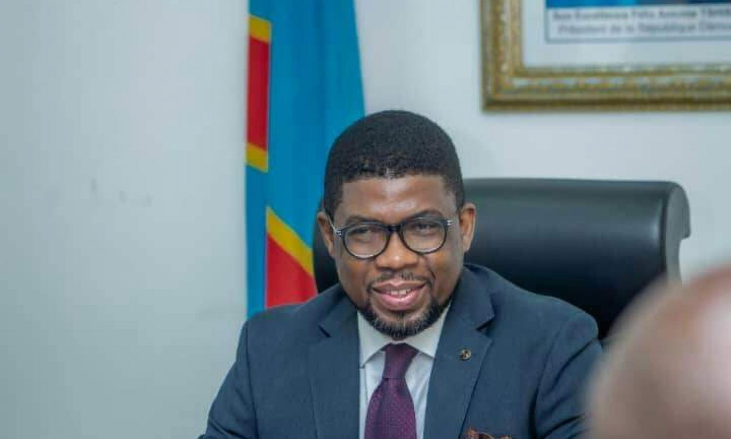 Le ministre des Sports et Loisirs Serge Konde 
