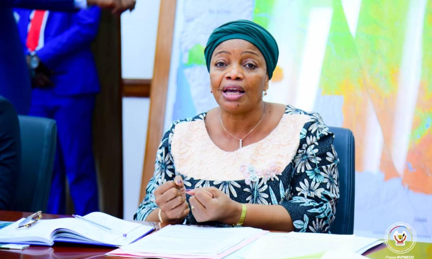 Eve Bazaiba ministre de l'Environnement de la RDC 