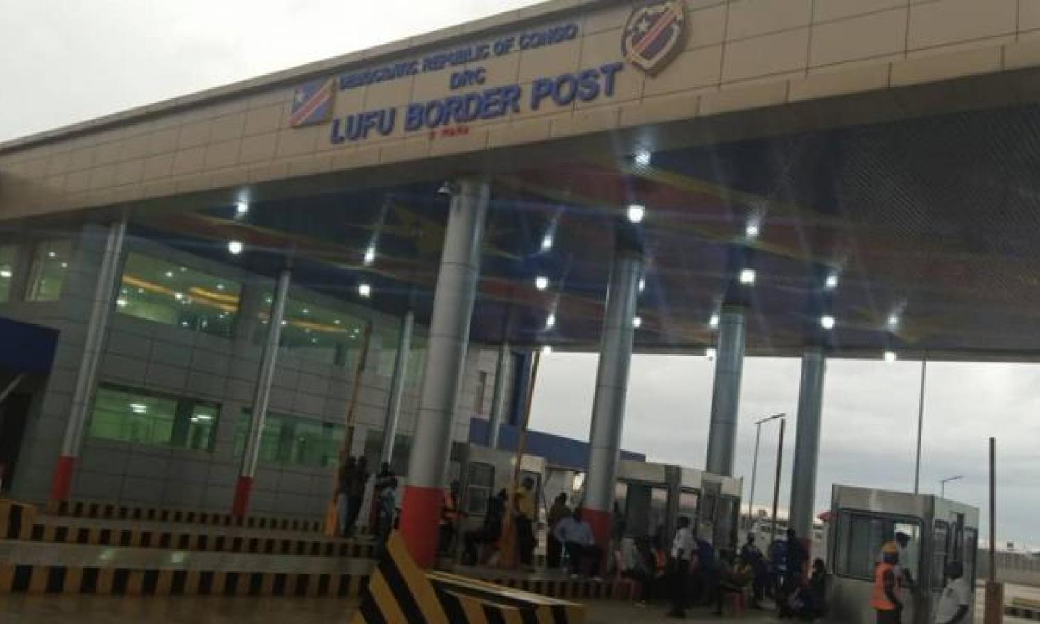 Le bâtiment du marché Lufu dans la province du Kongo-Central
