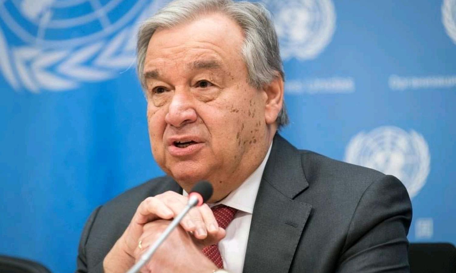 António Guterres , Secrétaire général de l'ONU 