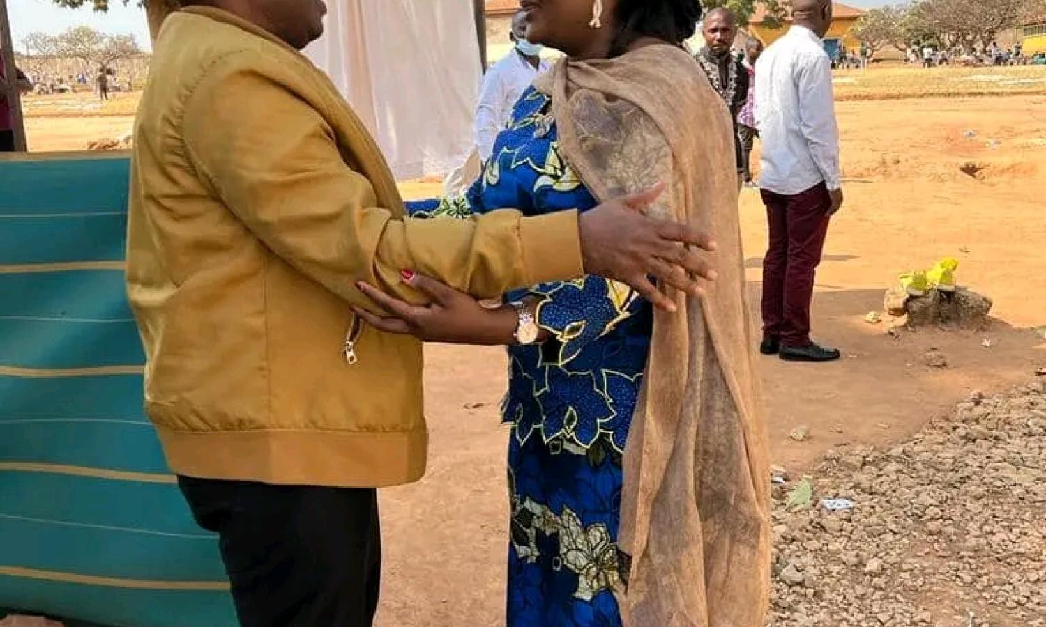 Francine Muyumba a réconforté Ngoy Mulunda en prison