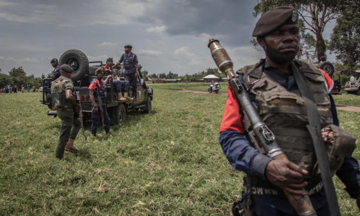 Militaires congolais à l'Est de la RDC 