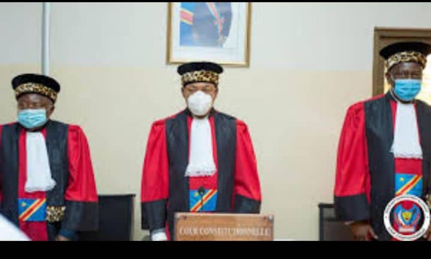 Les juges de la Cour Constitutionnelle de la RDC 