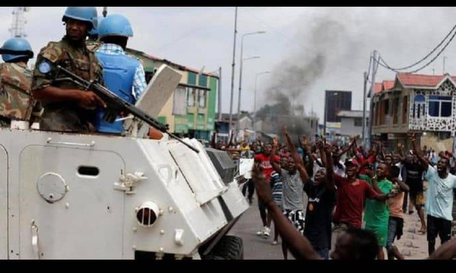 Manifestations anti-Monusco à Mambasa