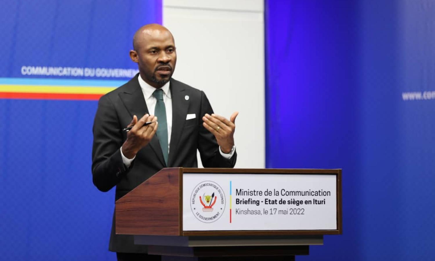 Patrick Muyaya, Ministre de Communication et des Médias 