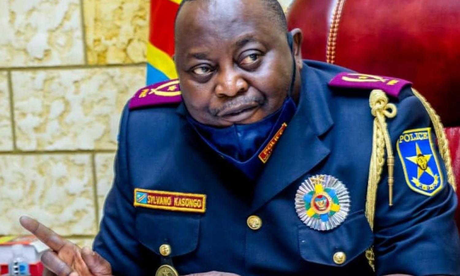 Sylvano Kasongo responsable de la police de la ville de Kinshasa 