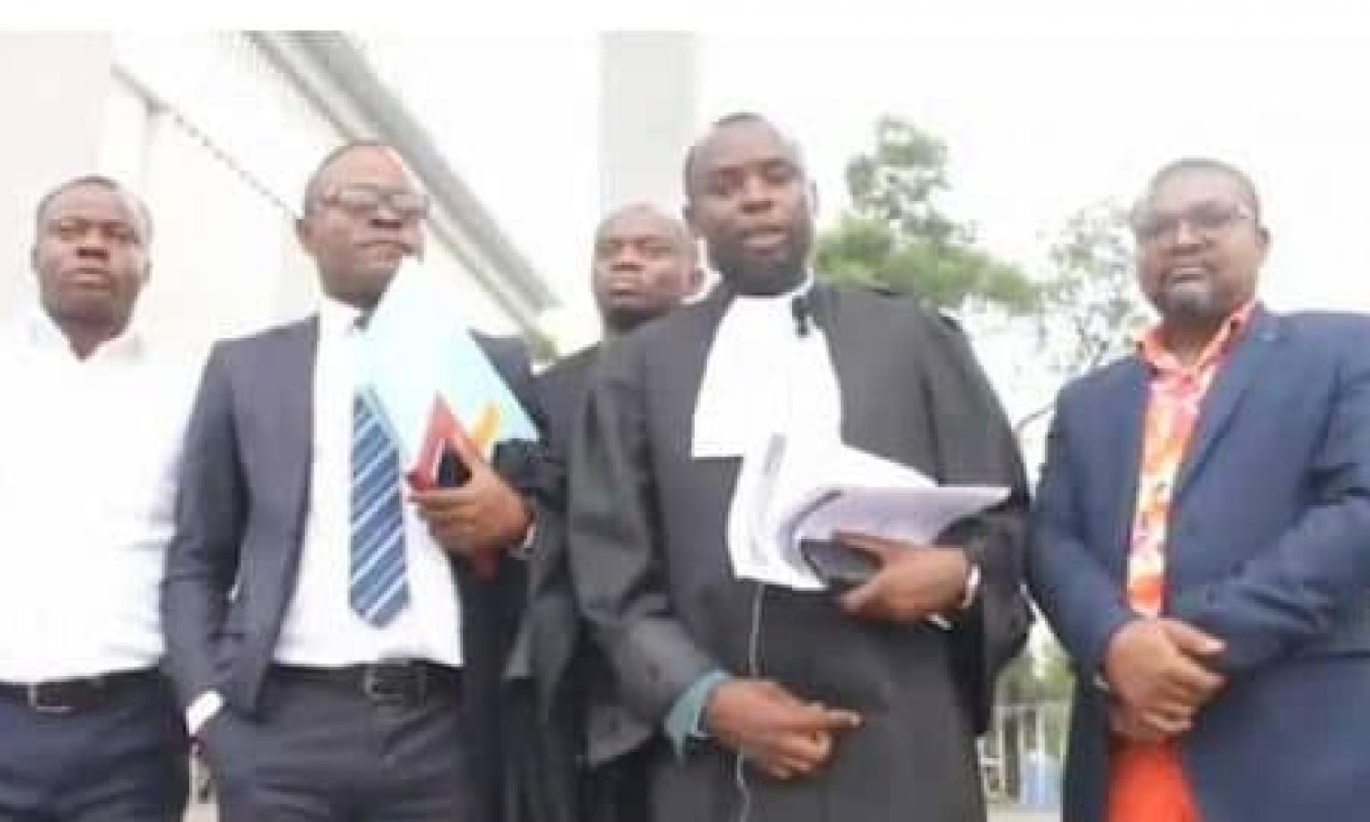 Les avocats de Godé Mpoyi, président de l'Assemblée provinciale de Kinshasa 