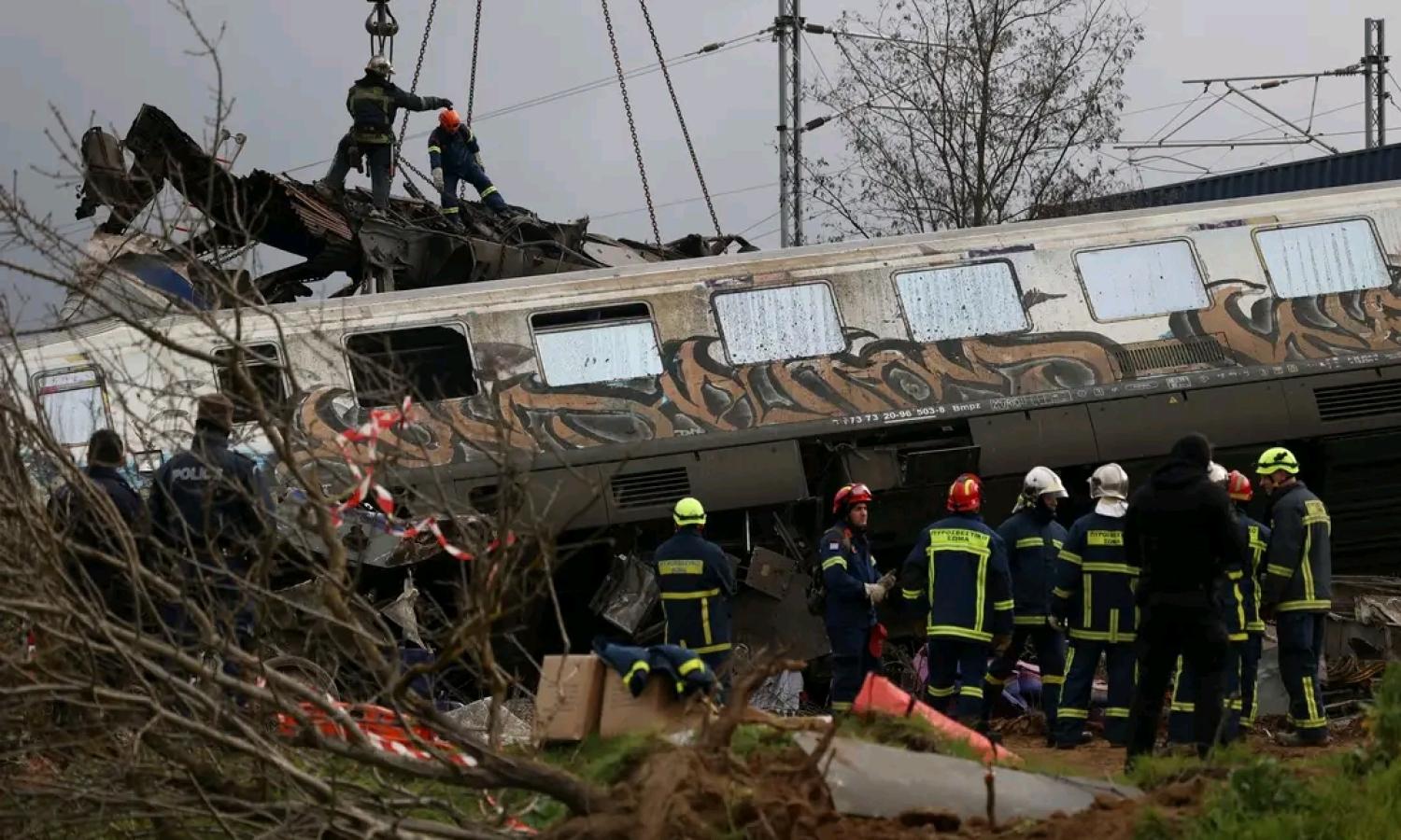 Des dizaines de morts et de blessés dans un accident de train à Grèce 