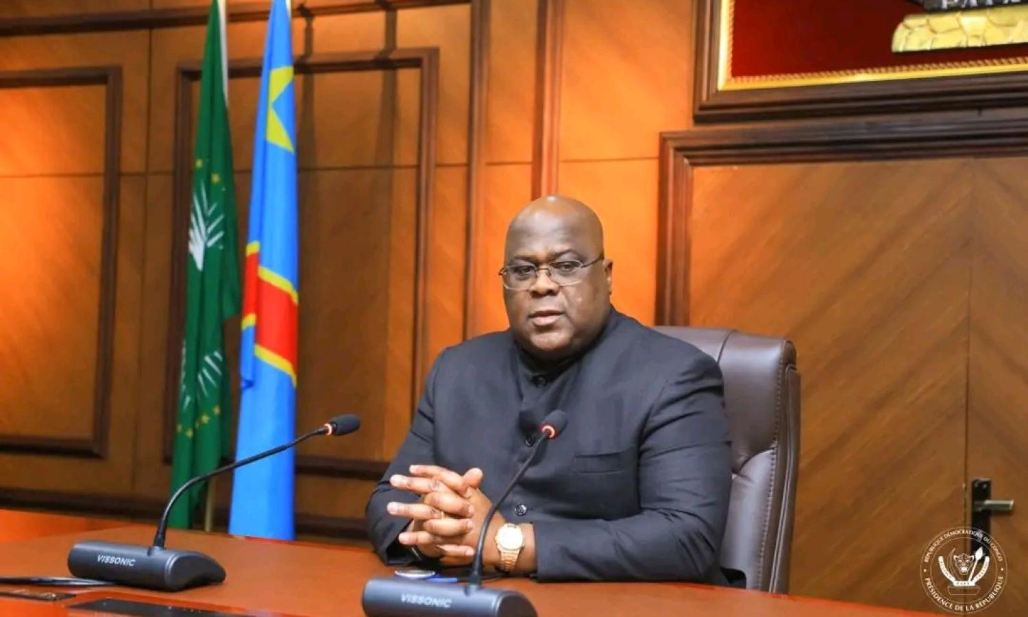 Le président de la RDC Félix Tshisekedi 