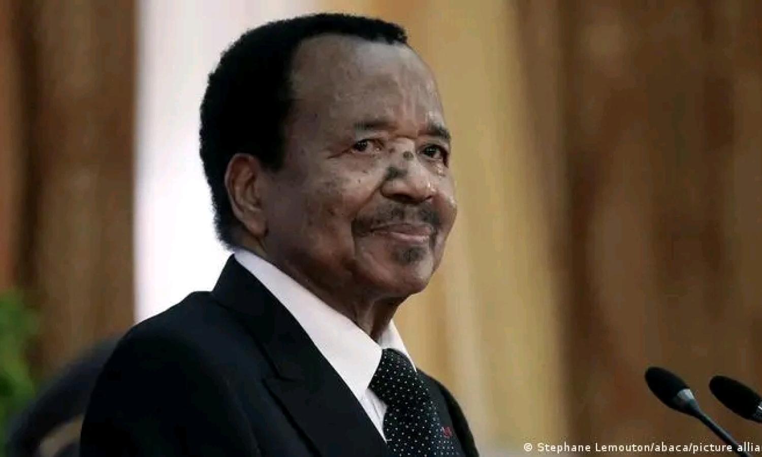 Le président du Cameroun Paul Biya 