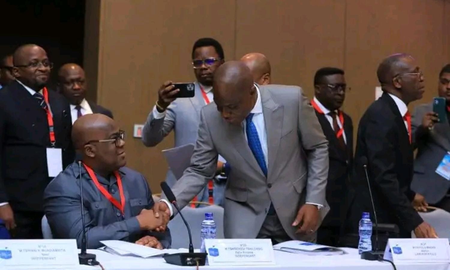 Félix Tshisekedi et Martin Fayulu 