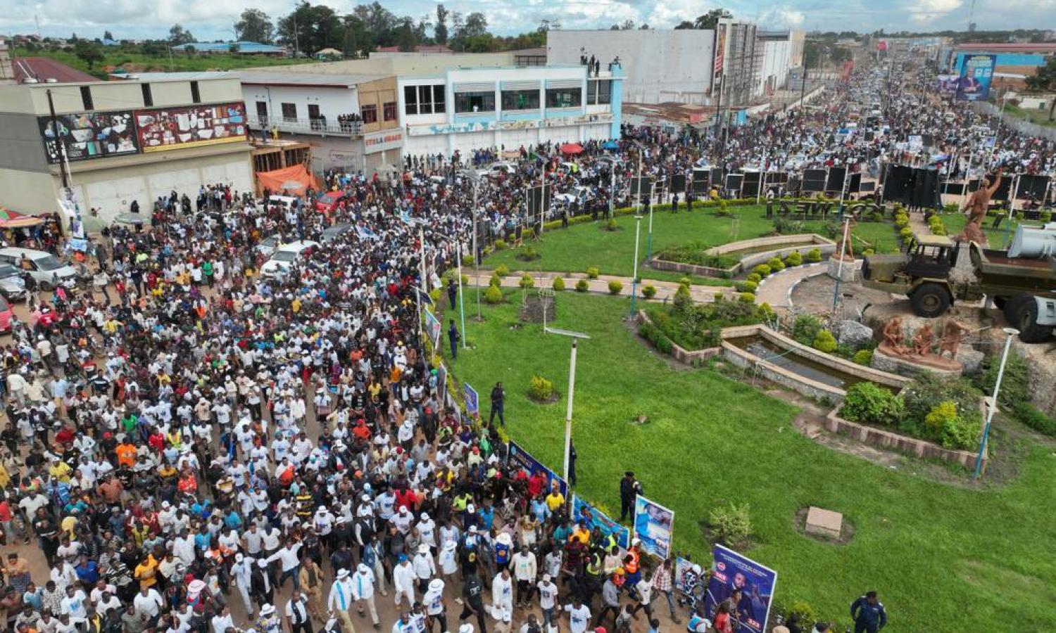 Moïse Katumbi dans les rues de Kolwezi 