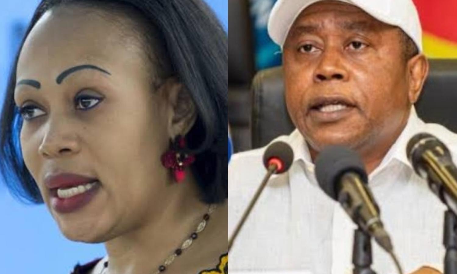 Marie-Ange Mushobekwa et Dénis Kadima 
